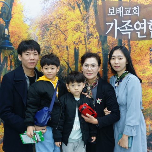 가족연합예배 가족스냅사진